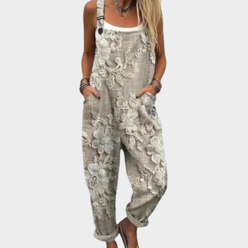 Cozy Graphic Overalls