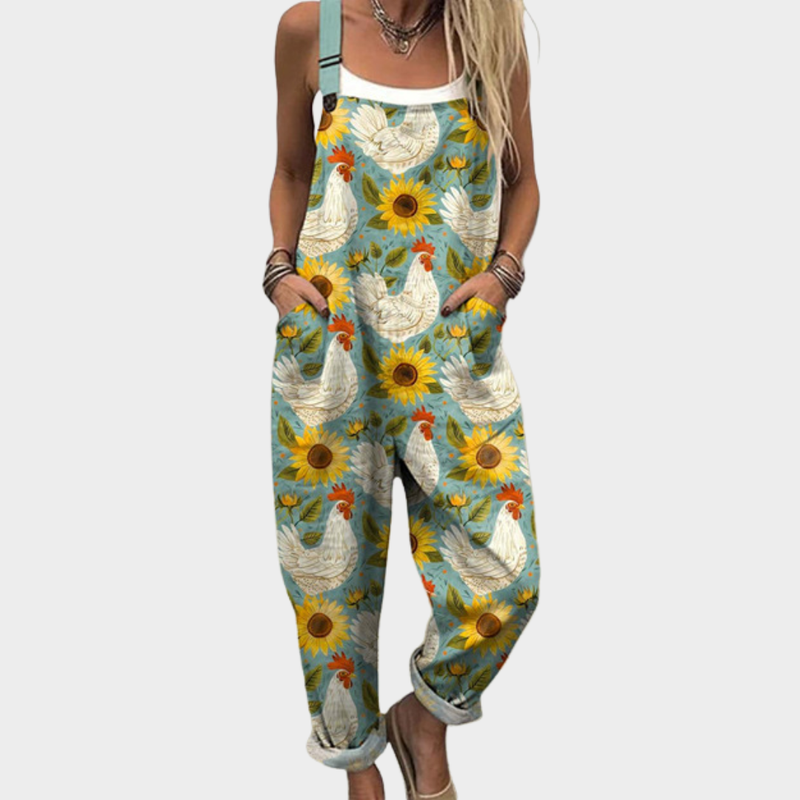 Cozy Printed Jumpsuit
