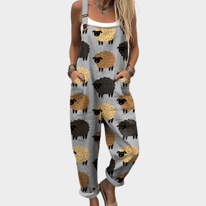 Cozy Printed Jumpsuit