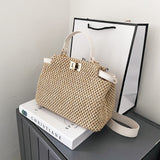 Portable Straw Bag | Stylish & ECO-Friendly