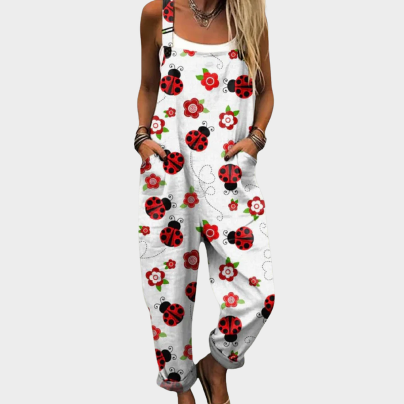 Cozy Graphic Overalls