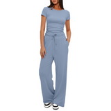 GLORIA™ – Cozy Bell Bottom Loungewear Set
