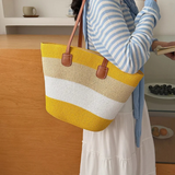 Cora™ | The Colorful Woven Straw Tote