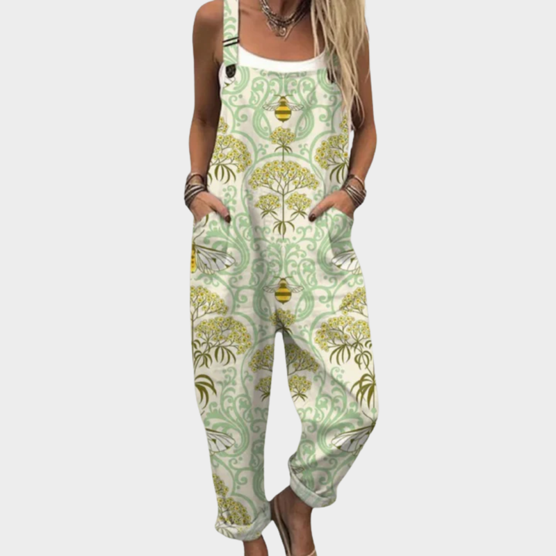 Cozy Patterned Jumpsuit