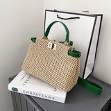 Portable Straw Bag | Stylish & ECO-Friendly