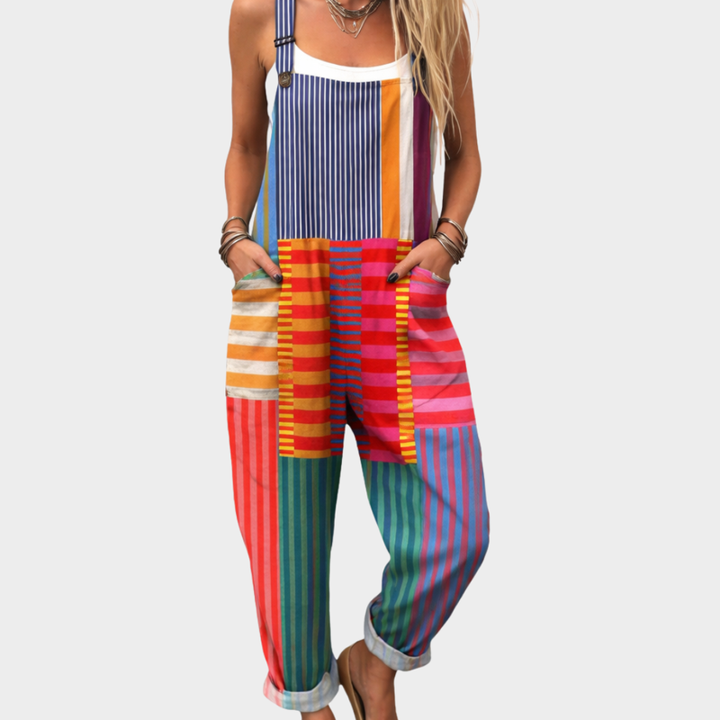 Cozy Patterned Jumpsuit