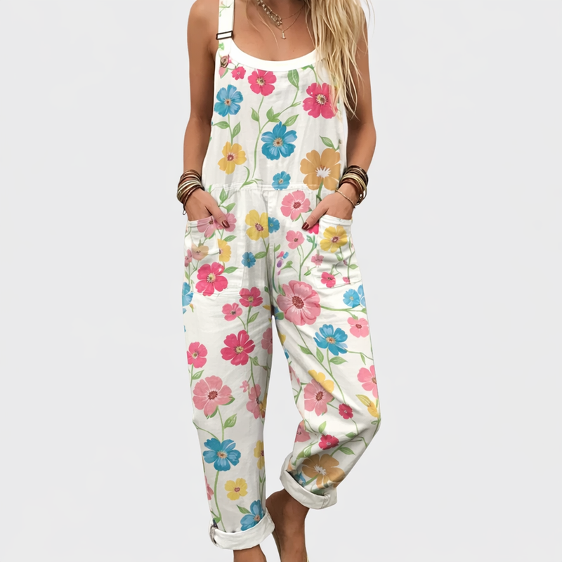 Cozy Graphic Overalls