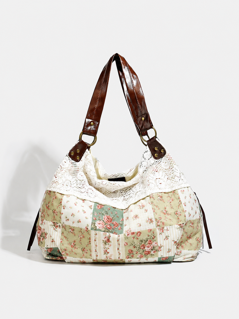 Patchwork Garden Tote Bag