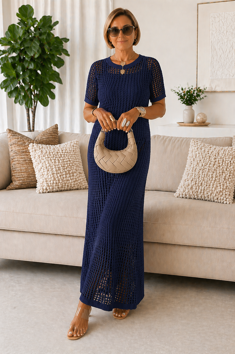 Bethany | Cut-Out Long Maxi Dress + Free Inner Dress