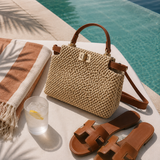 Portable Straw Bag | Stylish & ECO-Friendly
