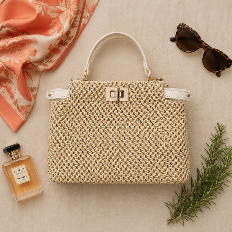 Portable Straw Bag | Stylish & ECO-Friendly