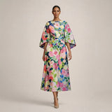 Cora | Floral Midi Dress