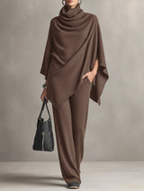 Helen™ | Elegant Drape Two-Piece Set