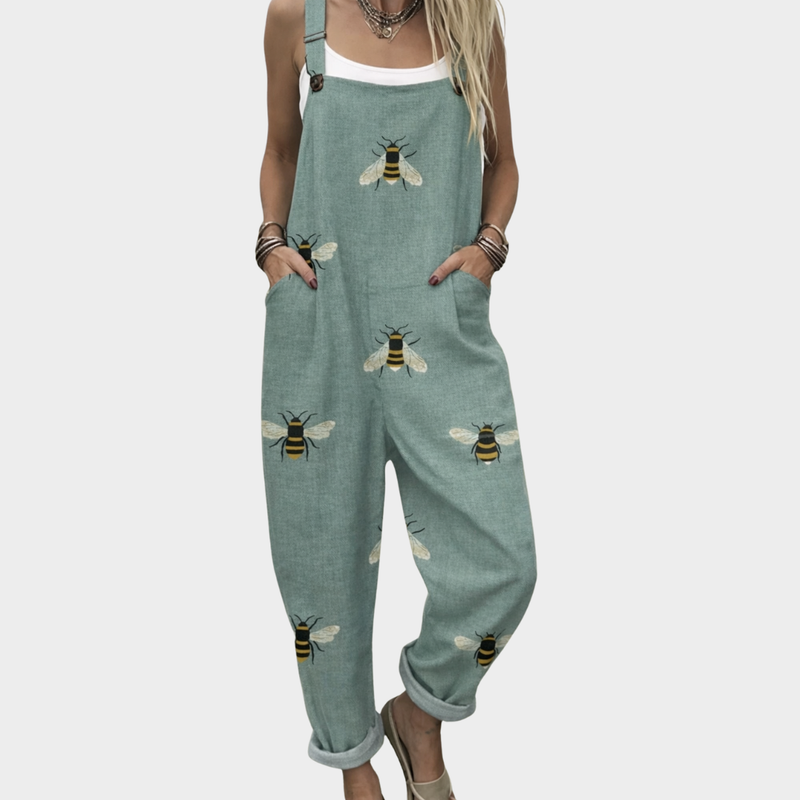 Cozy Graphic Jumpsuit