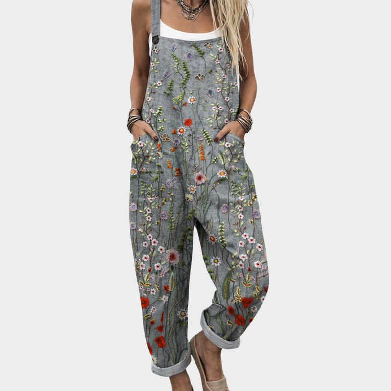 Cozy Graphic Jumpsuit