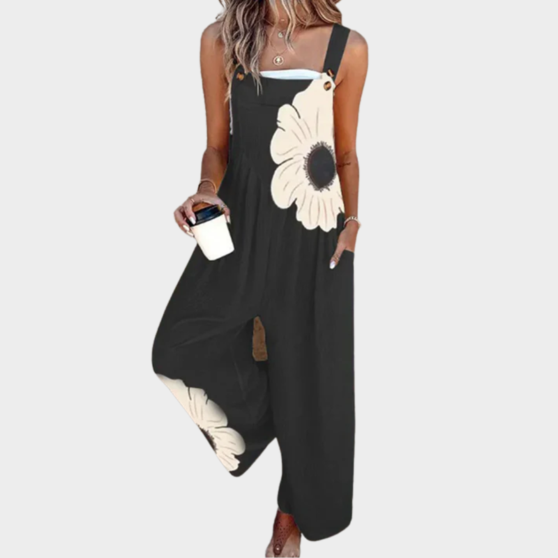 Cozy Printed Jumpsuit