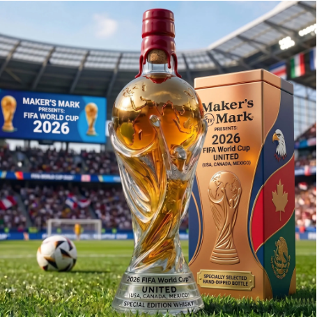 2026 FIFA World Cup Limited Edition Whiskey Bottle