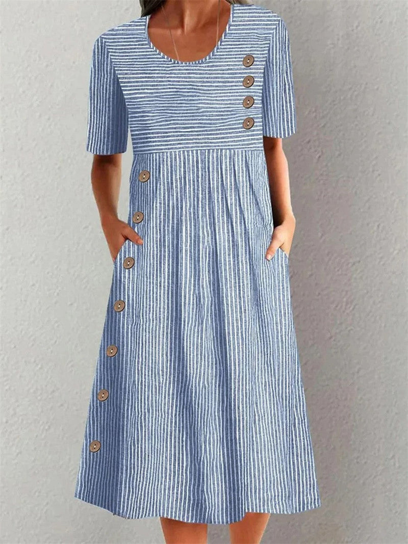 Belle | Striped Summer Dress