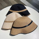 Ava Woven Straw Bucket Hat