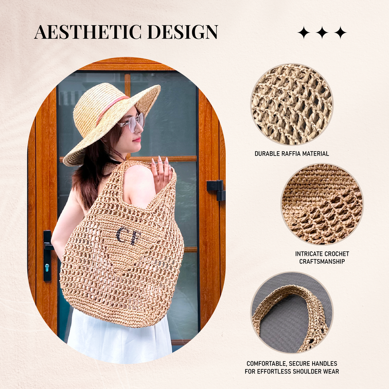 Raffia Tote Bag | Buy 1, Get 1 FREE