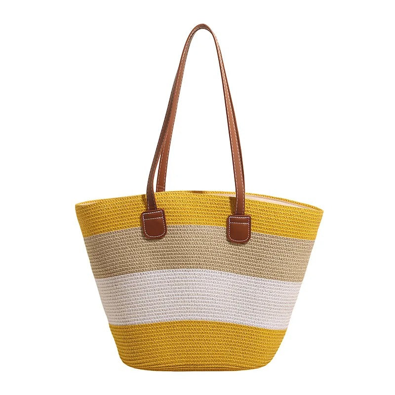 Cora™ | The Colorful Woven Straw Tote